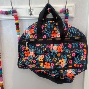 Brand new rifle paper co. X LeSportSac duffle!
